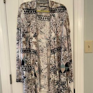 Nic & Zoe Drape Front Sweater. NWT. 3X. Perfect for Spring.